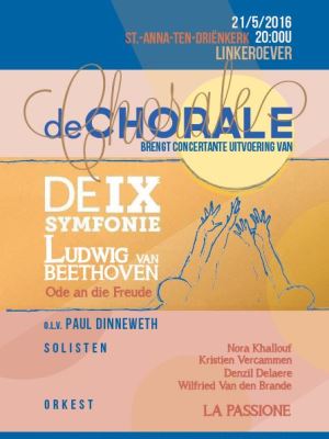 ANNA3 | deCHORALE en La Passione | 9e Van Beethoven | 21 mei 2016 | Sint-Anna-ten-Drieënkerk, Antwerpen Linkeroever